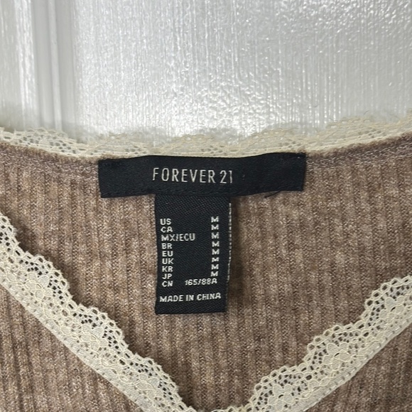 Forever 21 Brown Bodycon Scoop Neck Dress - Picture 2 of 6